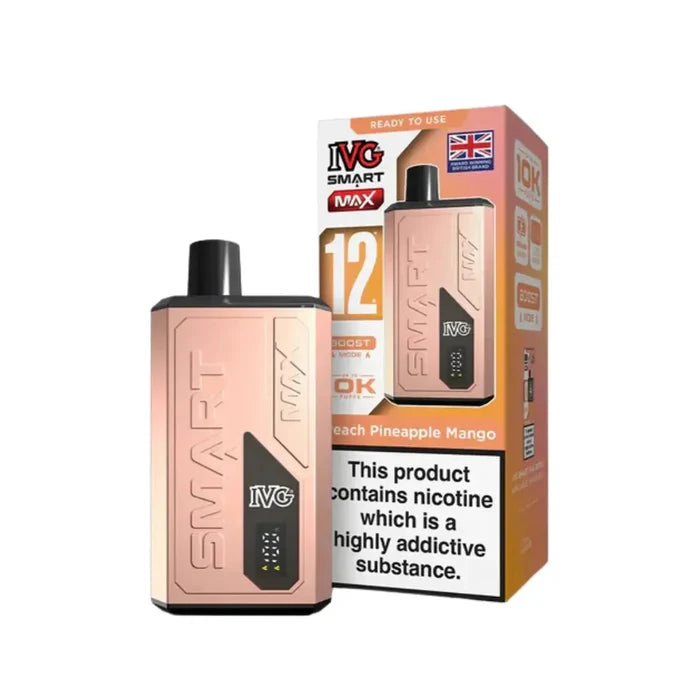 Peach Pineapple mango IVG Smart Max Prefilled Vape Kit - Vape Universe