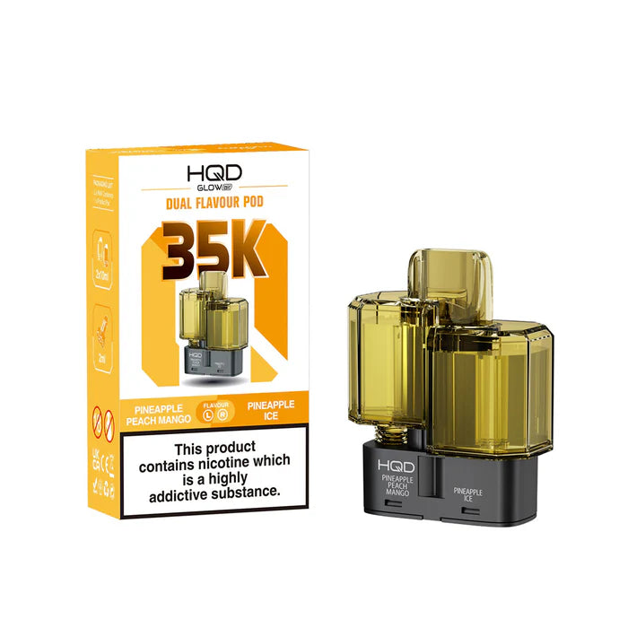 Pineapple Peach Mango / Pineapple Ice HQD Glow Air 35K Refill Pack
