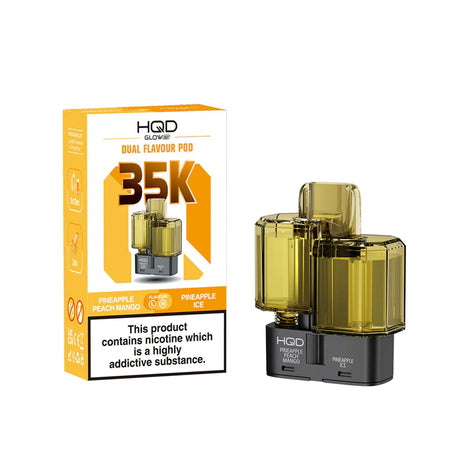 Pineapple Peach Mango / Pineapple Ice HQD Glow Air 35K Refill Pack
