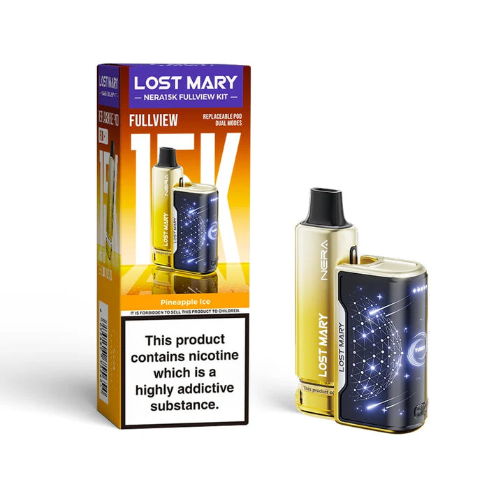 Pineapple Ice Lost Mary Nera 15K Fullview Pod Kit - vape Universe