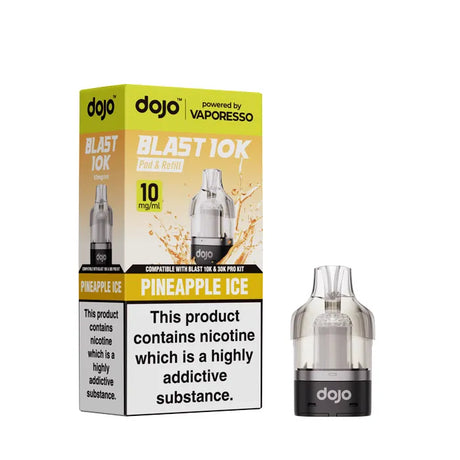 Pineapple Ice Vaporesso Dojo Blast 10K Pods - 10mg (5 Pack)