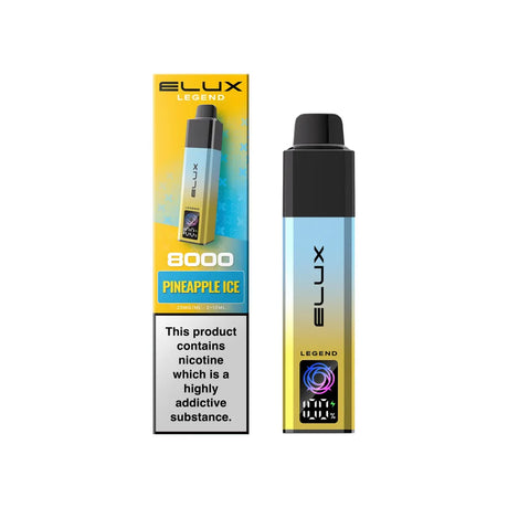 Pineapple Ice Elux Legend 8000 Prefilled Pod Kit – Vape Universe