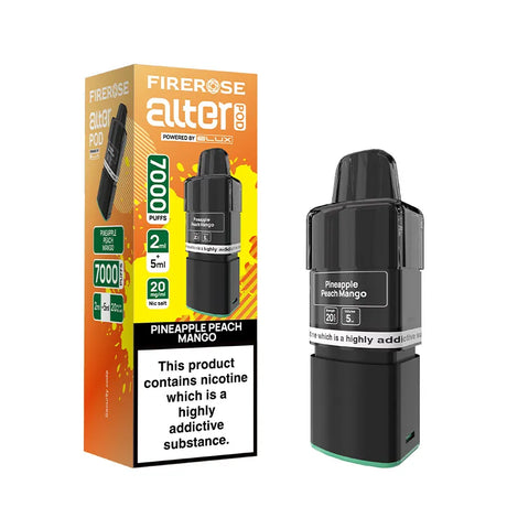 Pineapple Peach Mango Elux Firerose Alter 7000 Prefilled Pods