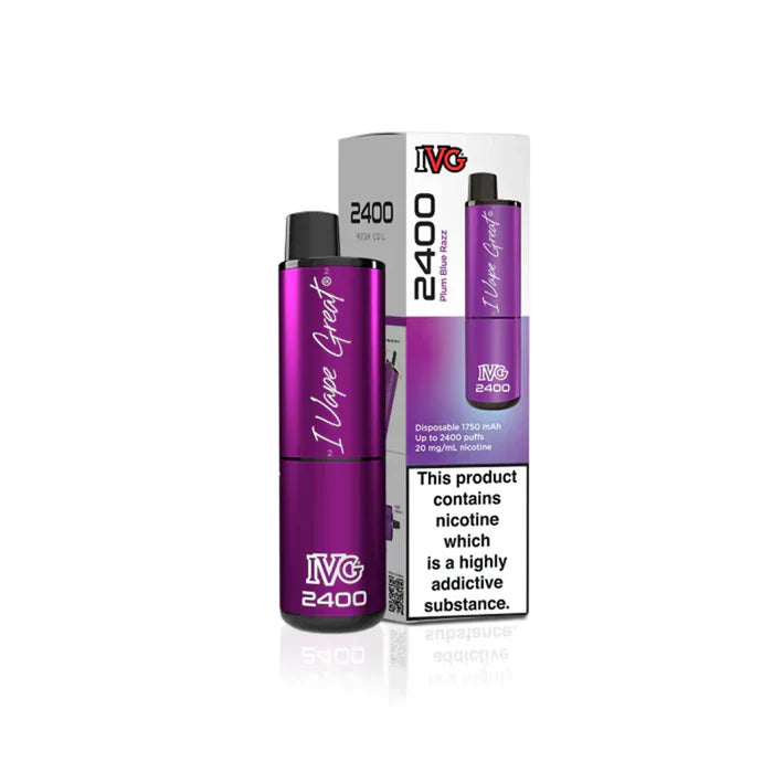 Plum Blue Razz New IVG 2400 Prefilled Pod Kit
