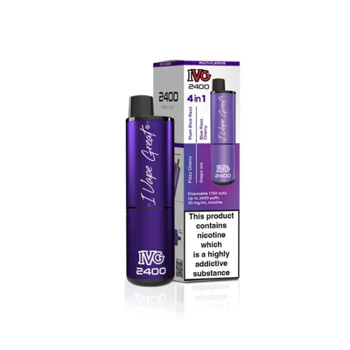 Purple Edition IVG 2400 Prefilled Pod Kit
