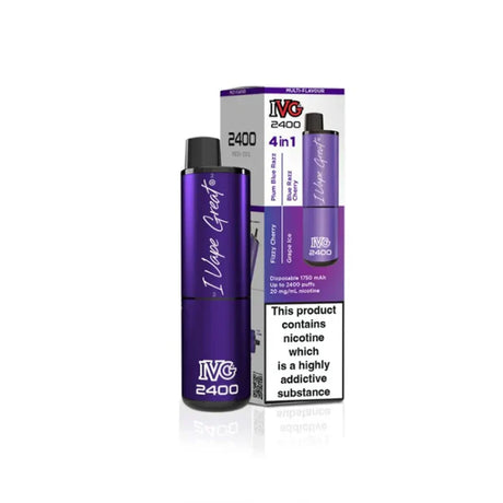 Purple Edition IVG 2400 Prefilled Pod Kit
