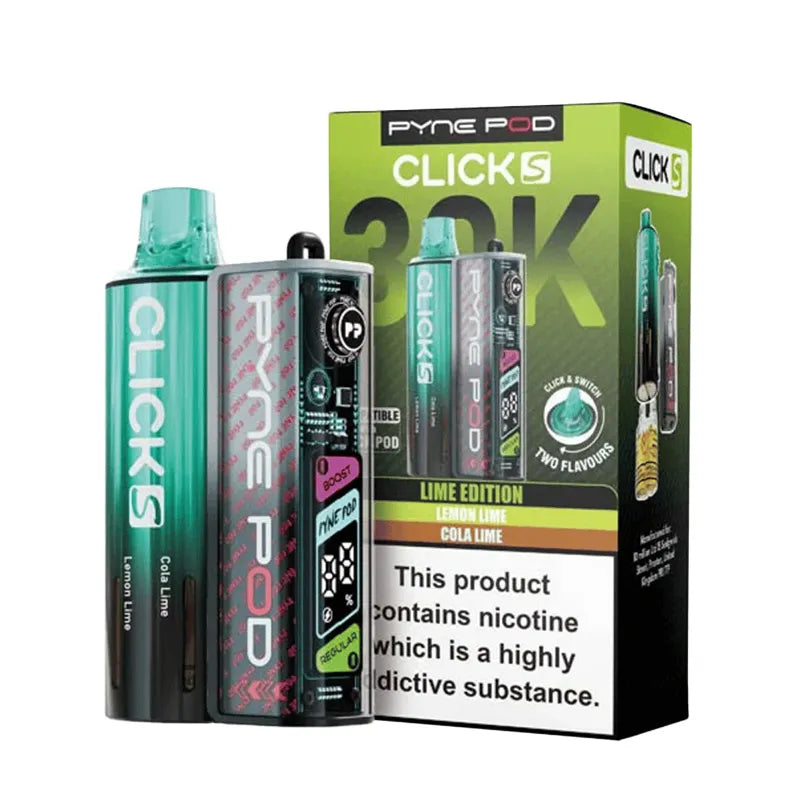 Lime Edition Pyne Pod Click S 30K Prefilled Pod Kit