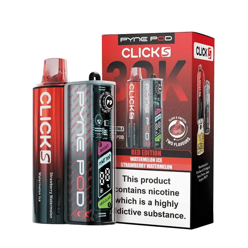 Red Edition Pyne Pod Click S 30K Prefilled Pod Kit