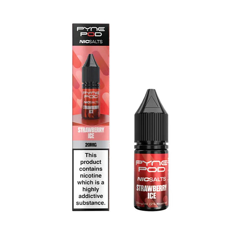 Pyne Pod Strawberry Ice Nic Salt - Vape Universe
