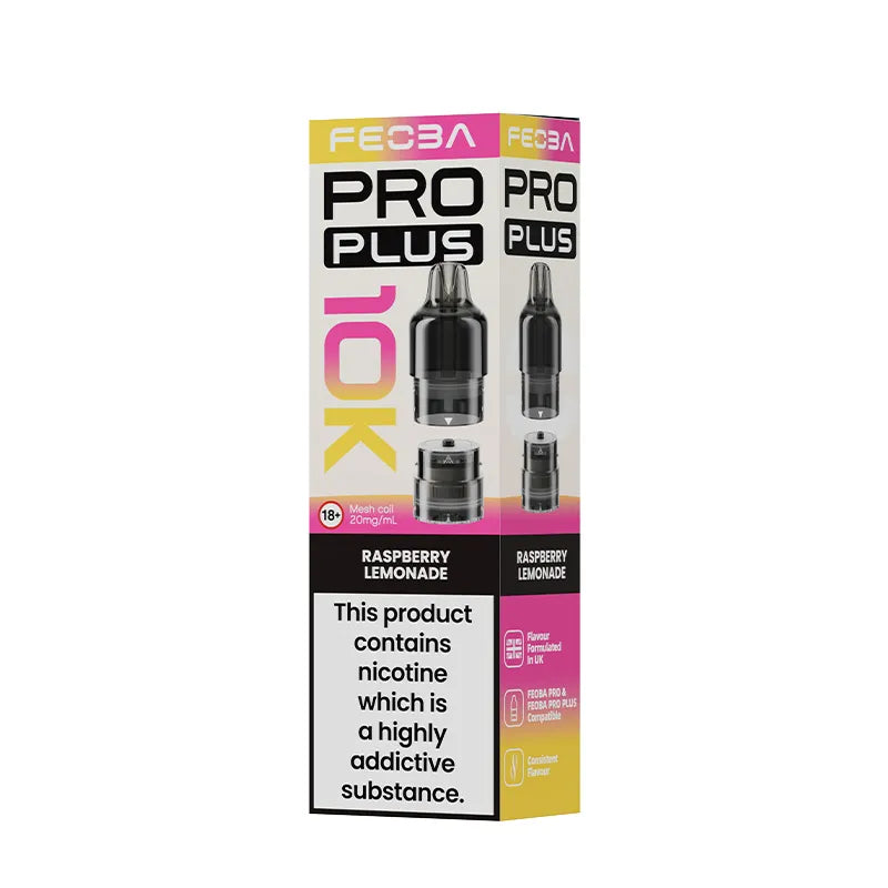  Raspberry Lemonade Feoba Pro Plus 10K Refill Pods