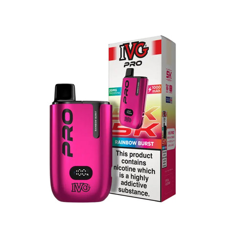 Rainbow Burst IVG Pro 5K Pod Kit – Vape Universe