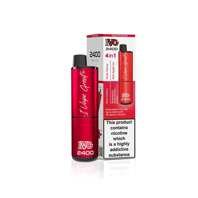 Red Edition IVG 2400 Prefilled Pod Kit
