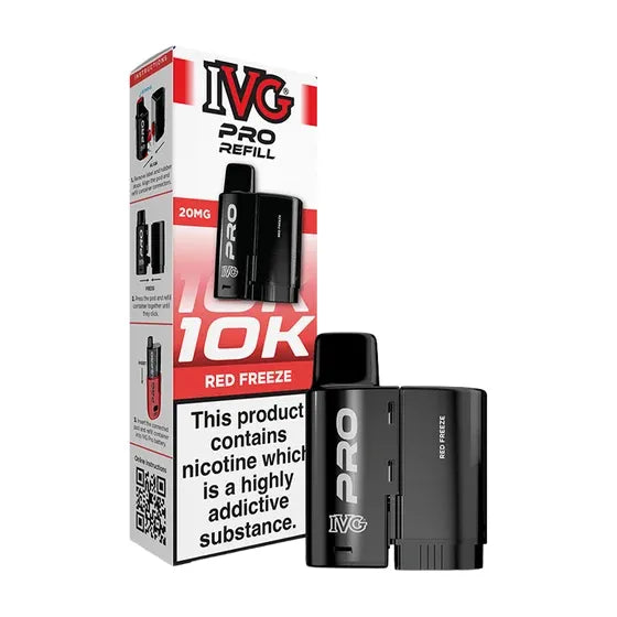Red Freeze IVG Pro 12 Prefilled Pods