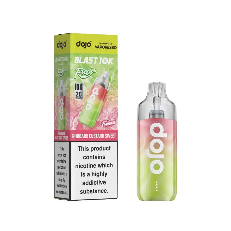 Rhubarb Custard Sweet Vaporesso Dojo Blast 10K Fresh Pod Kit