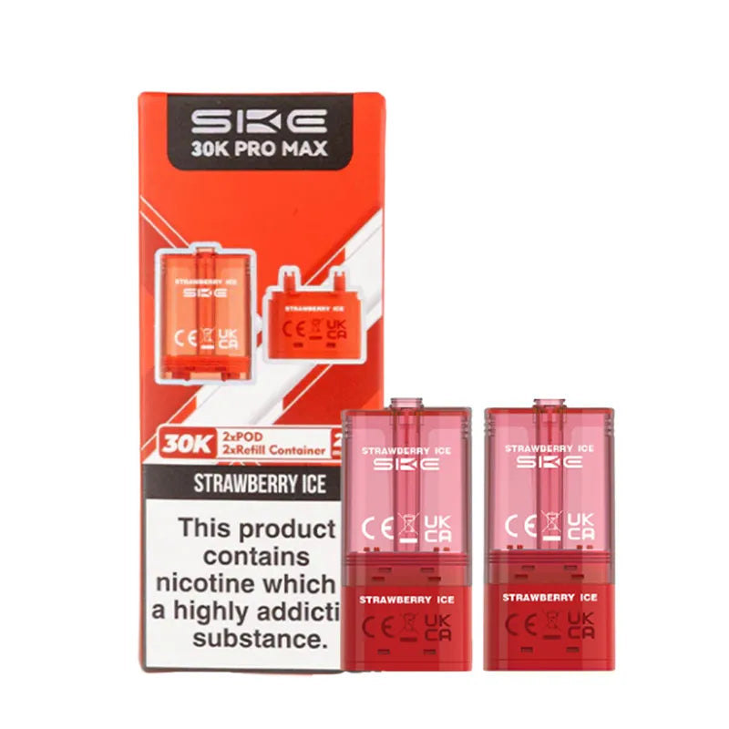 Strawberry Ice SKE 30K Pro Max Refill Pods
