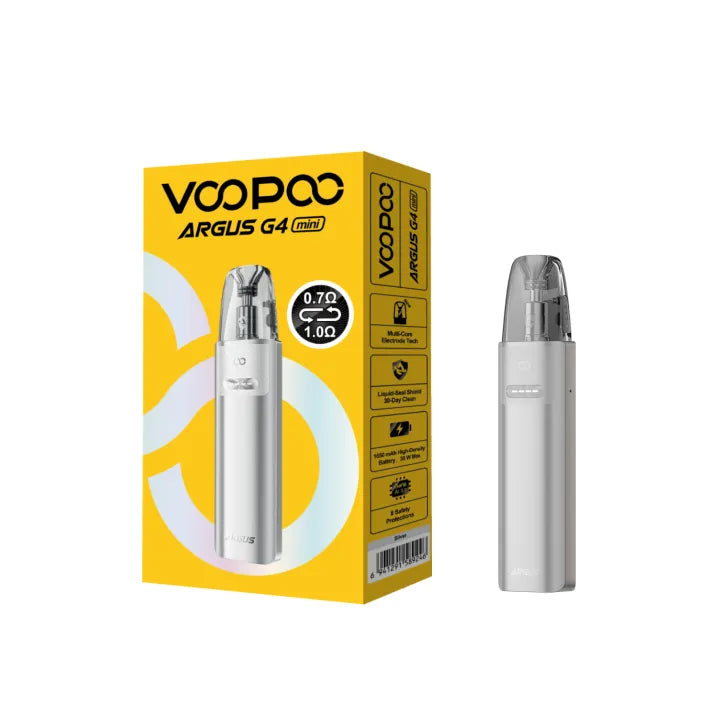 Silver Voopoo Argus G5 Mini Pod Kit - Vape Universe