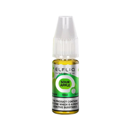 Elf Bar Elfliq Sour Apple Nic Salt E-liquid- 10ml