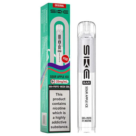 Sour Apple Ice SKE Bar 600 Prefilled Pods - Vape Universe