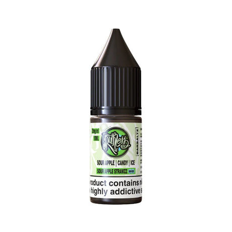 Sour Apple Strawzz On Ice Ruthless Nic Salt E Liquid - 10ml&nbsp;