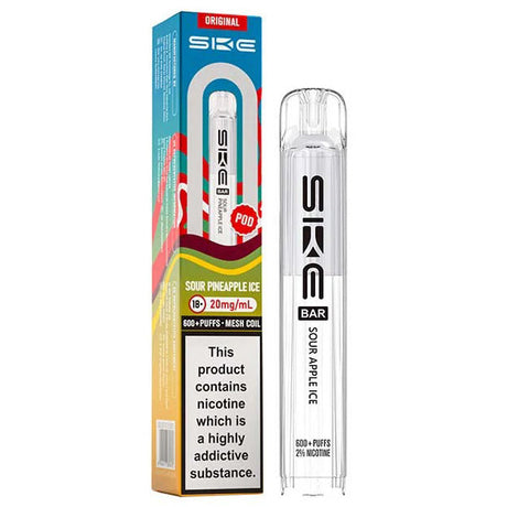 Sour Pineapple Ice SKE Bar 600 Prefilled Pods - Vape Universe