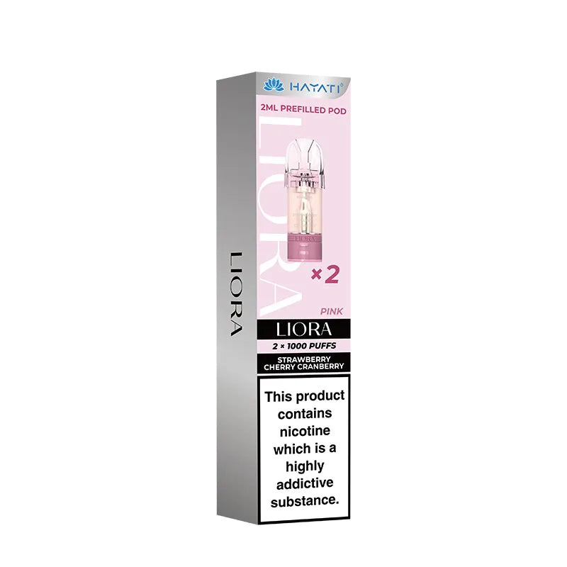 Strawberry Cherry Cranberry Hayati Liora Prefilled Pods Vape Universe
