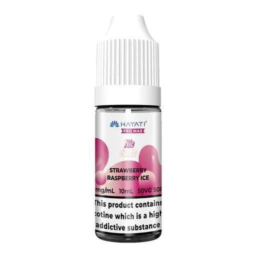Strawberry Raspberry Ice by Hayati Pro Max Nic Salt E-liquid - 10ml