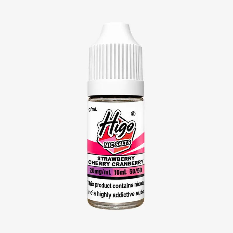 Strawberry Cherry Cranberry Higo Crystal Nic Salt E-liquid
