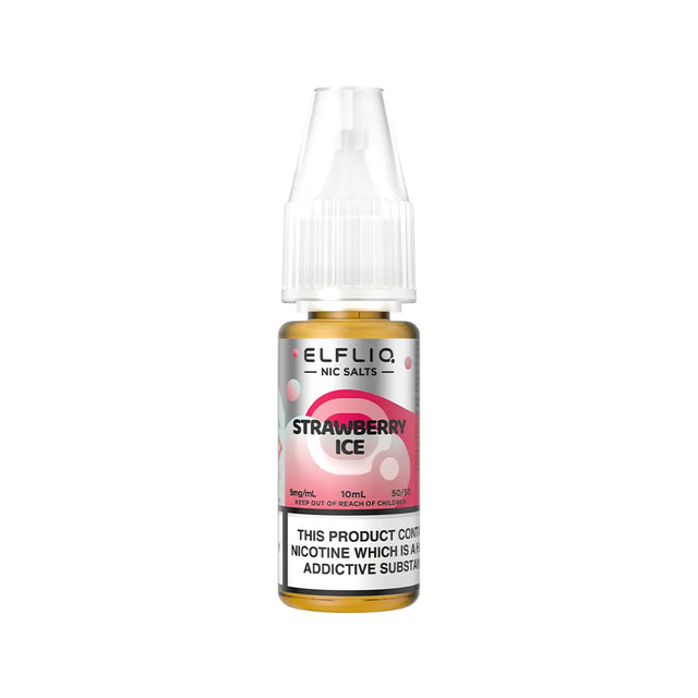 Elf Bar Elfliq Strawberry Ice Cream Saltnic Vape Juice 10ml