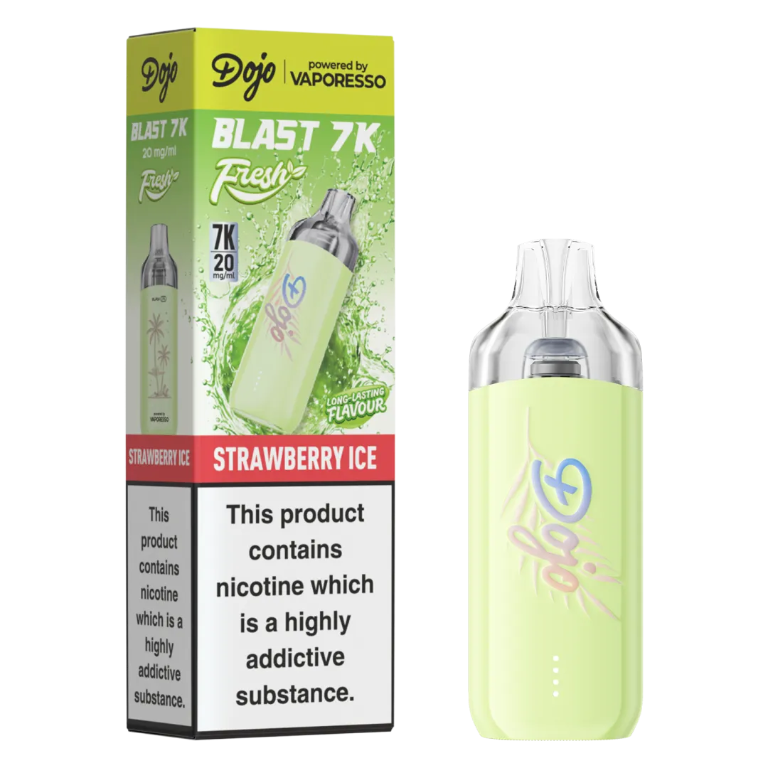 Strawberry Ice Dojo Blast 7K Fresh Pod Kit Vape Universe