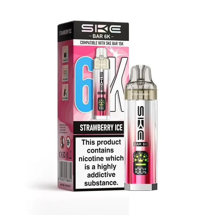 Strawberry Ice SKE Bar 6K Prefilled Pod Kit – Vape Universe
