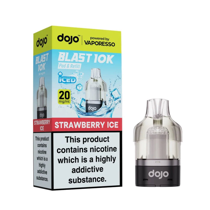 Strawberry Ice Vaporesso Dojo Blast 10K Prefilled Pod