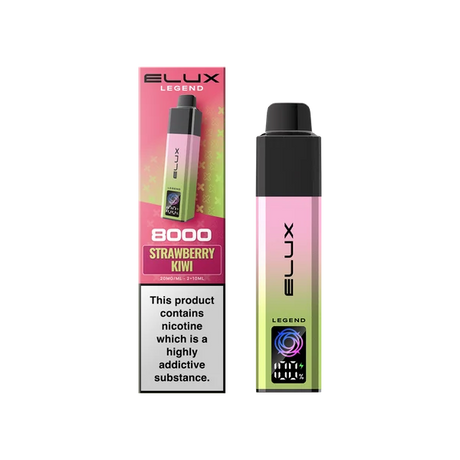 Strawberry Kiwi Elux Legend 8000 Prefilled Pod Kit – Vape Universe