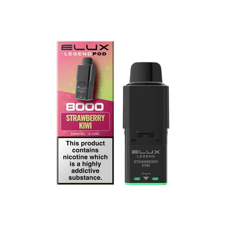 Strawberry Kiwi Elux Legend 8000 Refill Pods – Vape Universe