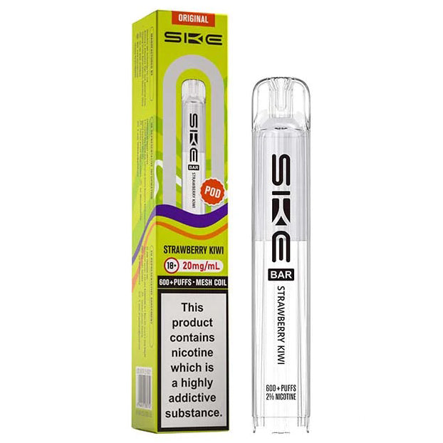 Strawberry Kiwi SKE Bar 600 Prefilled Pods - Vape Universe