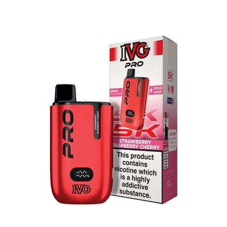Strawberry Raspberry Cherry IVG Pro 5K Pod Kit – Vape Universe