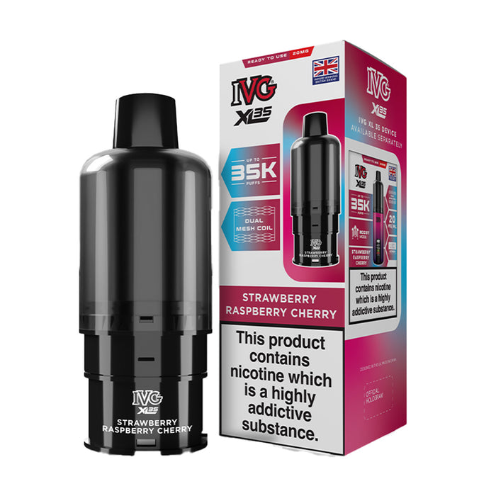 IVG XL 35K Prefilled Pods Strawberry Raspberry Cherry