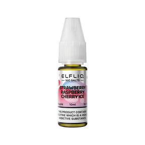Elf Bar Elfliq Strawberry Raspberry Cherry Saltnic Vape Juice 10ml