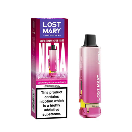 Strawberry Raspberry Cherry Lost Mary Nera Fullview Refill Pack - Vape Universe
