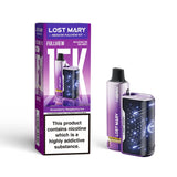 Strawberry Raspberry Ice Lost Mary Nera 15K Fullview Pod Kit - vape Universe