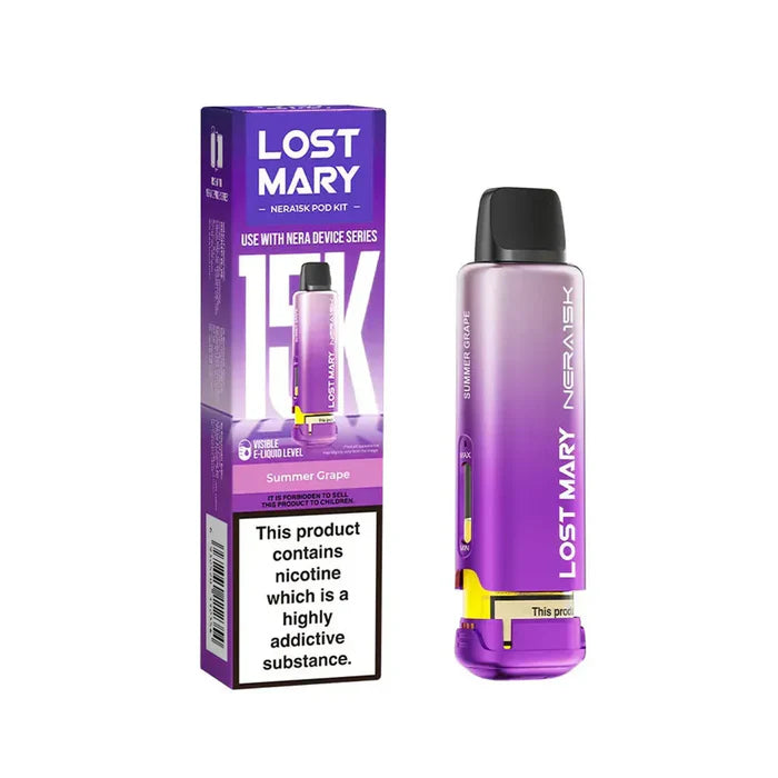 Summer Grape Lost Mary Nera Fullview Refill Pack - Vape Universe
