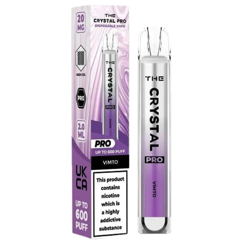 The Crystal Pro Bar 600 Disposable Vape