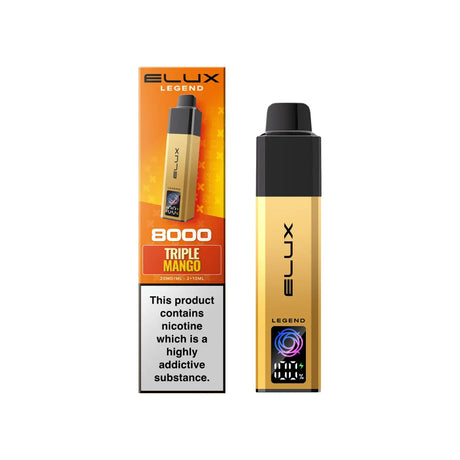 Triple Mango Elux Legend 8000 Prefilled Pod Kit – Vape Universe