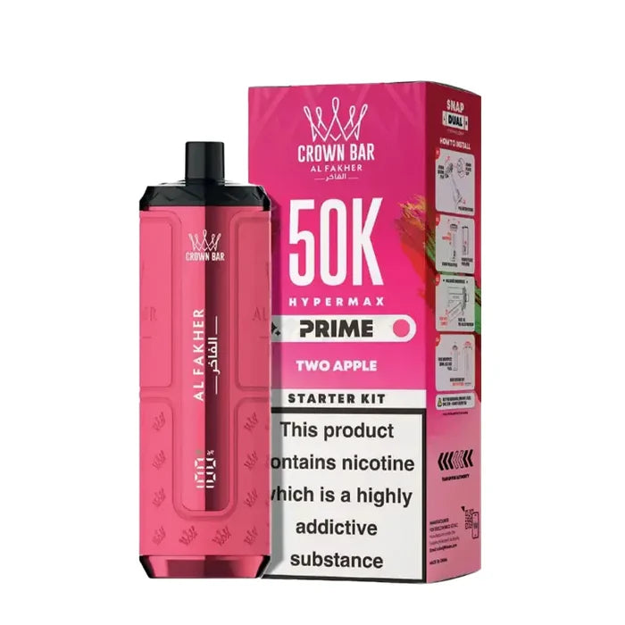 Two Apple Al Fakhr Hypermax Prime 50K Pod Kit Vape Universe