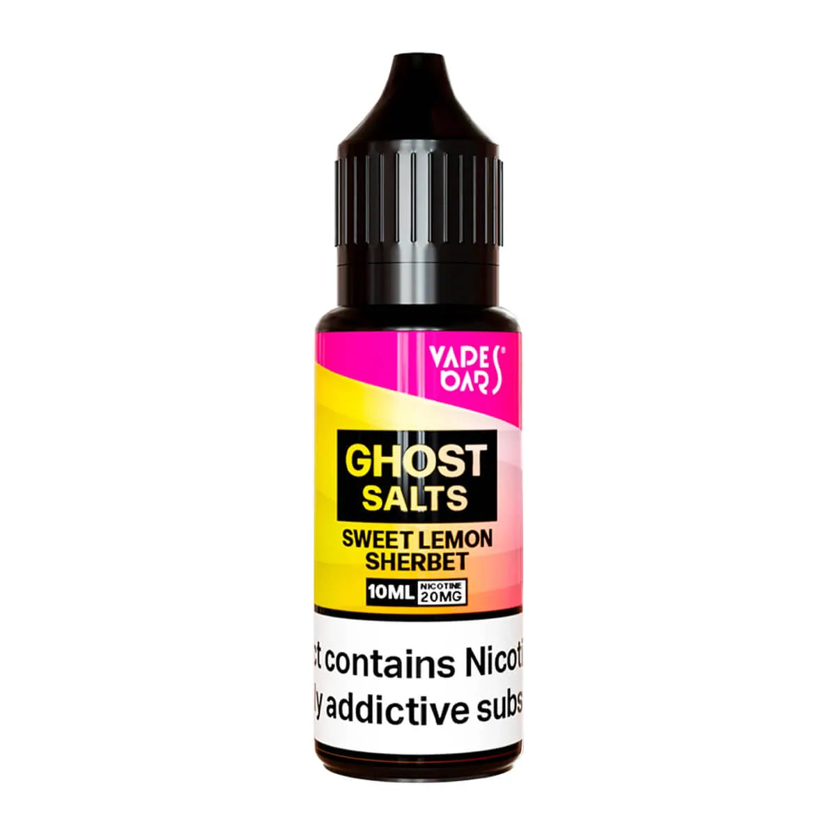 Vapes Bars Ghost Sweet Lemon Sherbert Nic Salt E-liquid - 10ml