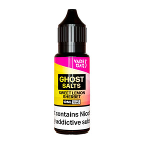Vapes Bars Ghost Sweet Lemon Sherbert Nic Salt E-liquid - 10ml