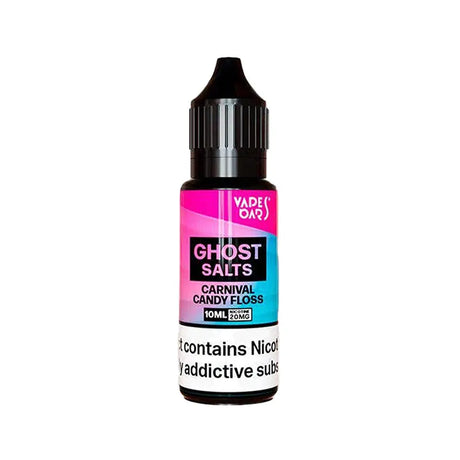 Vapes Bars Ghost Carnival Candy Floss Nic Salt E-liquid - 10ml