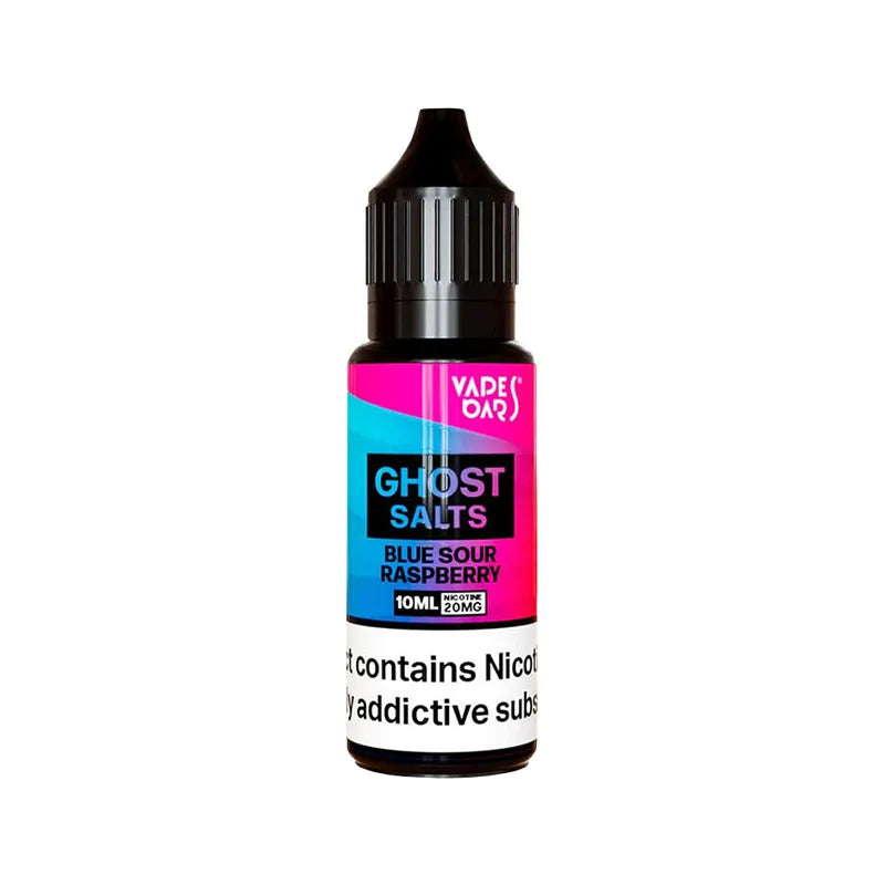 Vapes Bars Ghost Blue Sour Raspberry Nic Salt E-liquid - 10ml