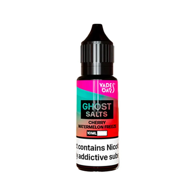 Vapes Bars Ghost Cherry Watermelon Freeze Nic Salt E-liquid - 10ml