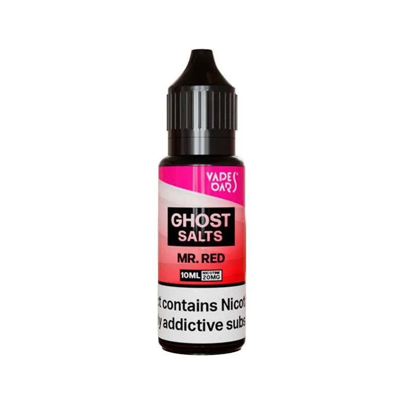 Vapes Bars Ghost Mr Red Nic Salt E-liquid - 10ml