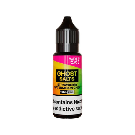 Vapes Bars Ghost Strawberry Watermelon Chew Nic Salt E-liquid - 10ml